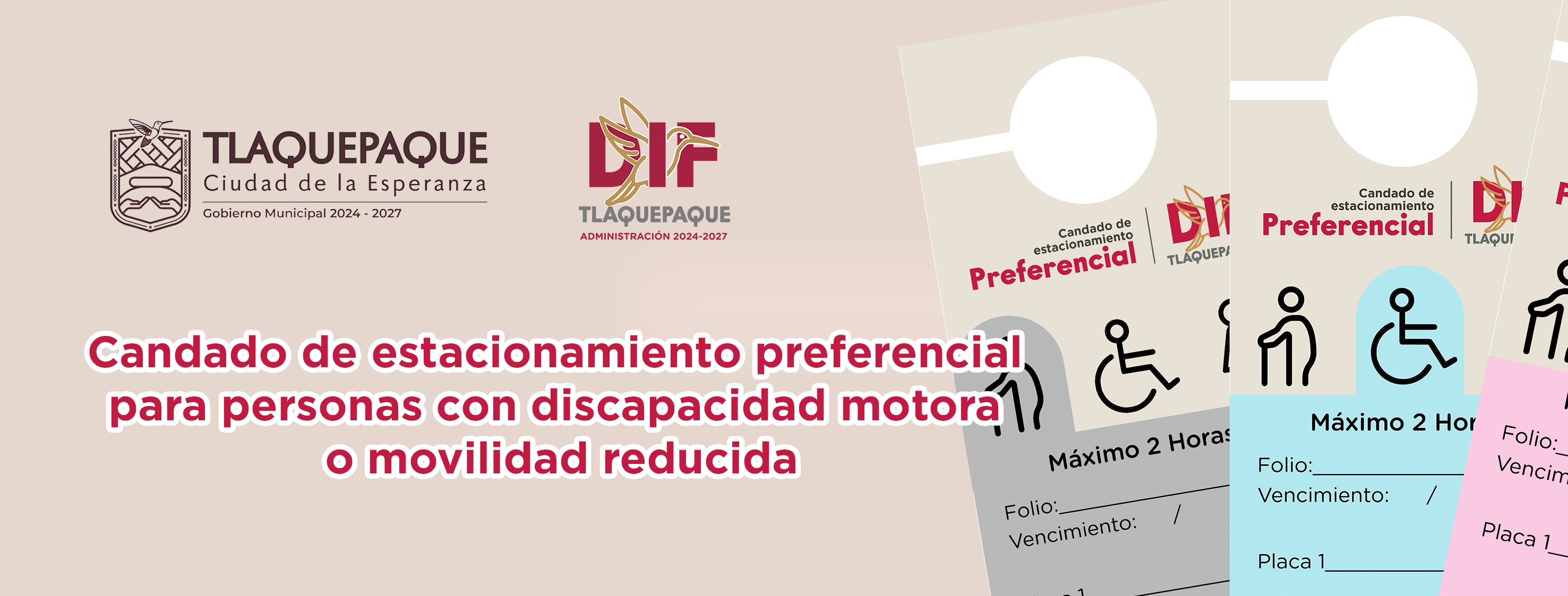 Candado de estacionamiento preferencial